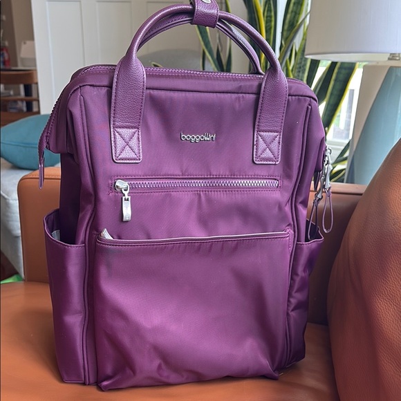 Baggallini Handbags - Baggallini Soho Laptop Bag Mulberry